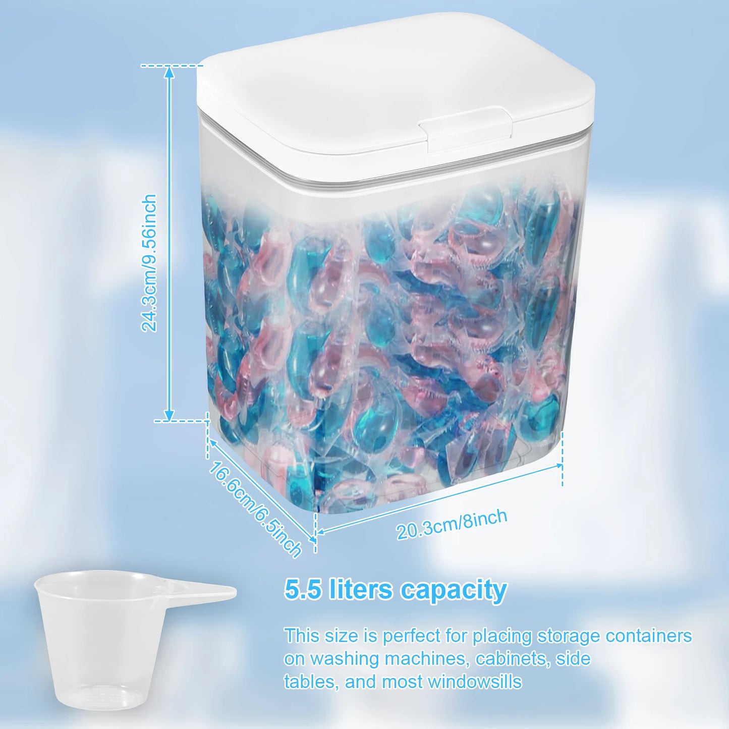 Laundry Pods Storage Container