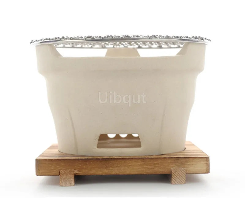 Traditional Charcoal Clay BBQ Stove