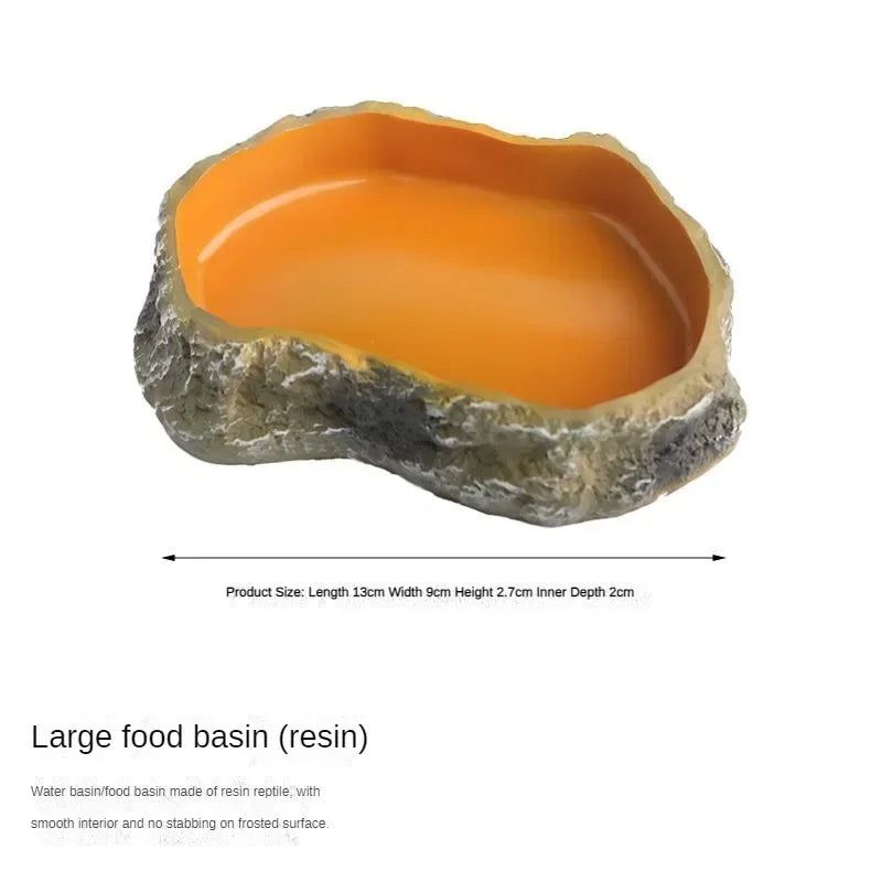 Reptile Water & Food Feeding Bowl