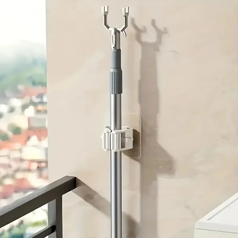 Wall Mounted Mop & Broom Holder Set