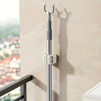 Wall Mounted Mop & Broom Holder Set