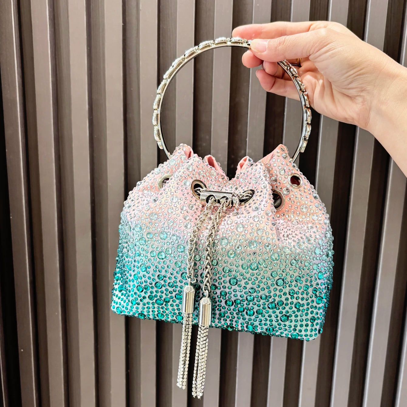 Rhinestones Evening Clutch Bag