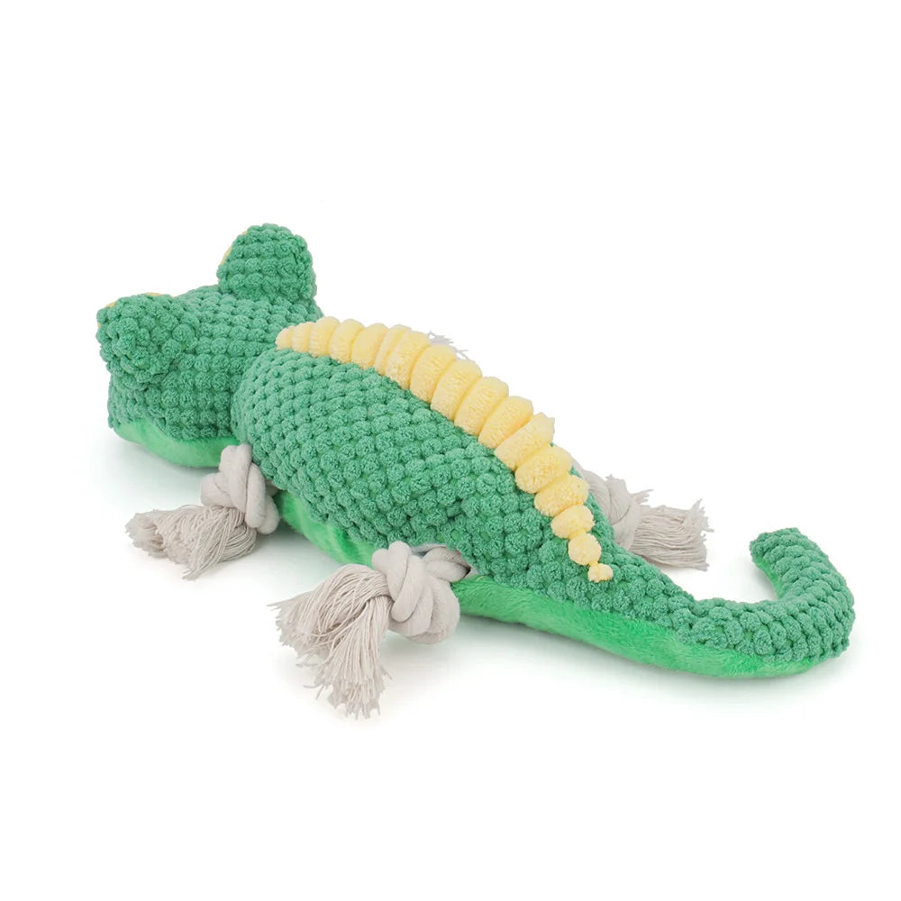 Lizard Shape Rope Dog Toy