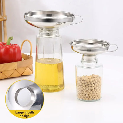 Stainless Steel Wide Mouth Canning Funnel