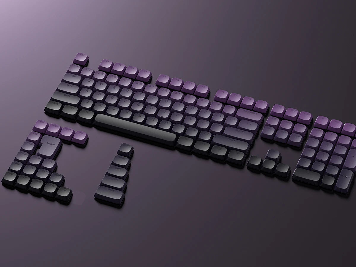 Gradient Purple Low Profile Keycaps