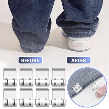 No-Sew Trouser Length Adjustment Clips – U-Shape Pant Hem Clips