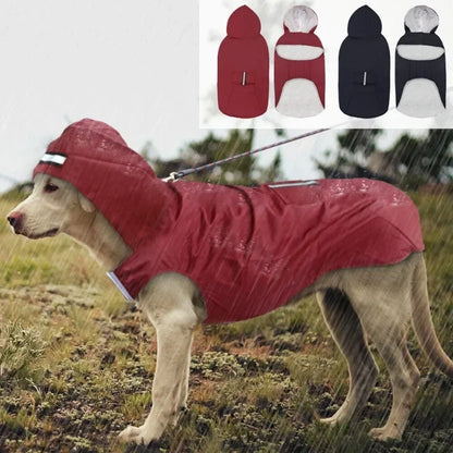 Waterproof Hooded Dog Raincoat