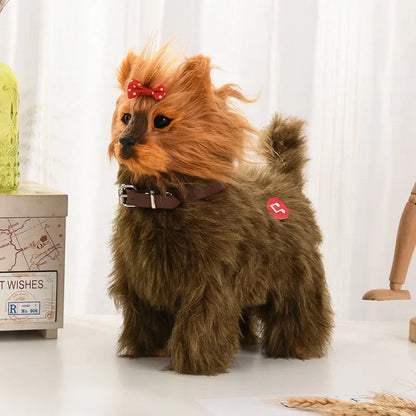 Interactive Walking Plush Robot Dog