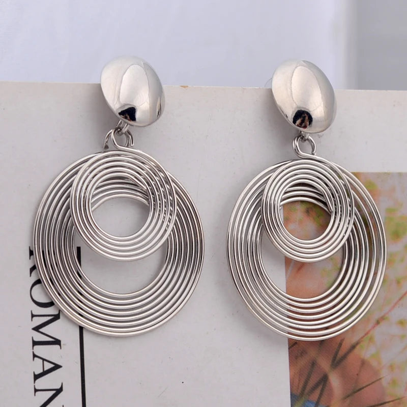 Big Round Earrings