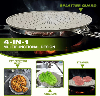 Silicone Splatter Screen for Frying Pans