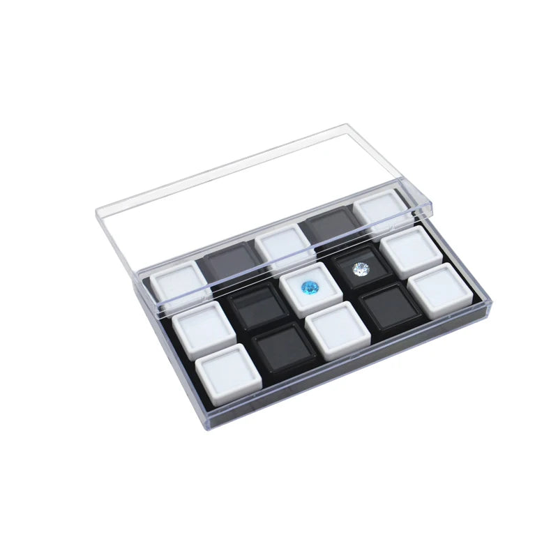Jewellery Storage Case with Foam Grid Inserts
