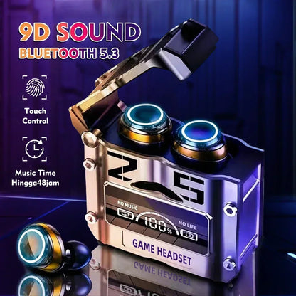 M25 Wireless Bluetooth Earbuds with LED Display