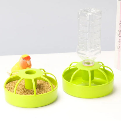 Large Capacity Bird Food & Water Feeder