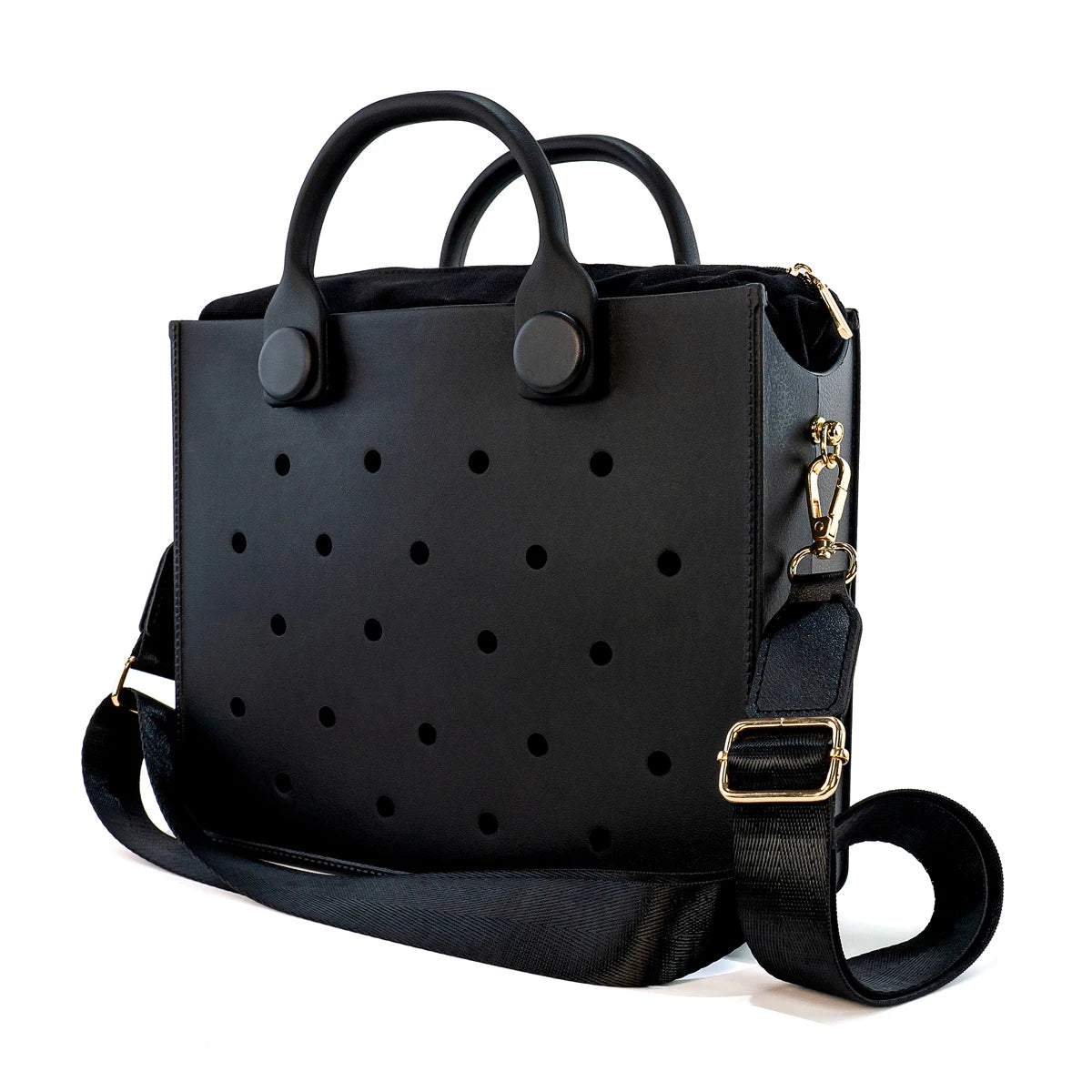 Waterproof EVA Tote Bag with Charm Holes