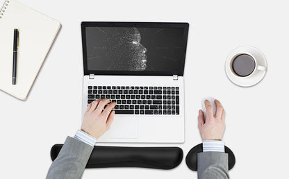Ergonomic Keyboard & Mouse Wrist Rest Set