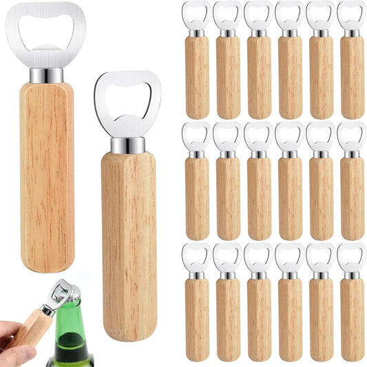 Wooden Handle Bottle Opener