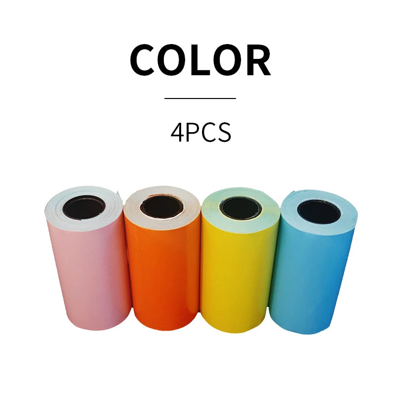 4 Roll 57×30mm Thermal Adhesive Label Paper