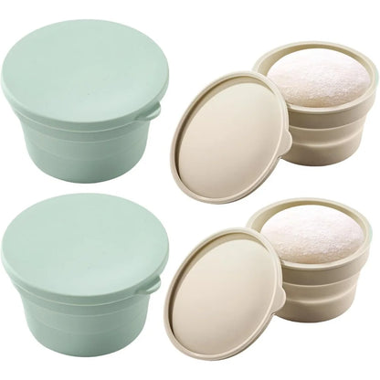 Foldable Silicone Pizza Dough Proofing Box with Lid