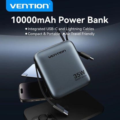 Vention 10000mAh 35W Fast Charging Power Bank