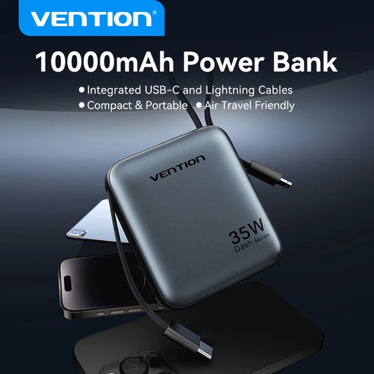 Vention 10000mAh 35W Fast Charging Power Bank