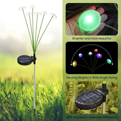 Solar LED Jellyfish Garden Lights