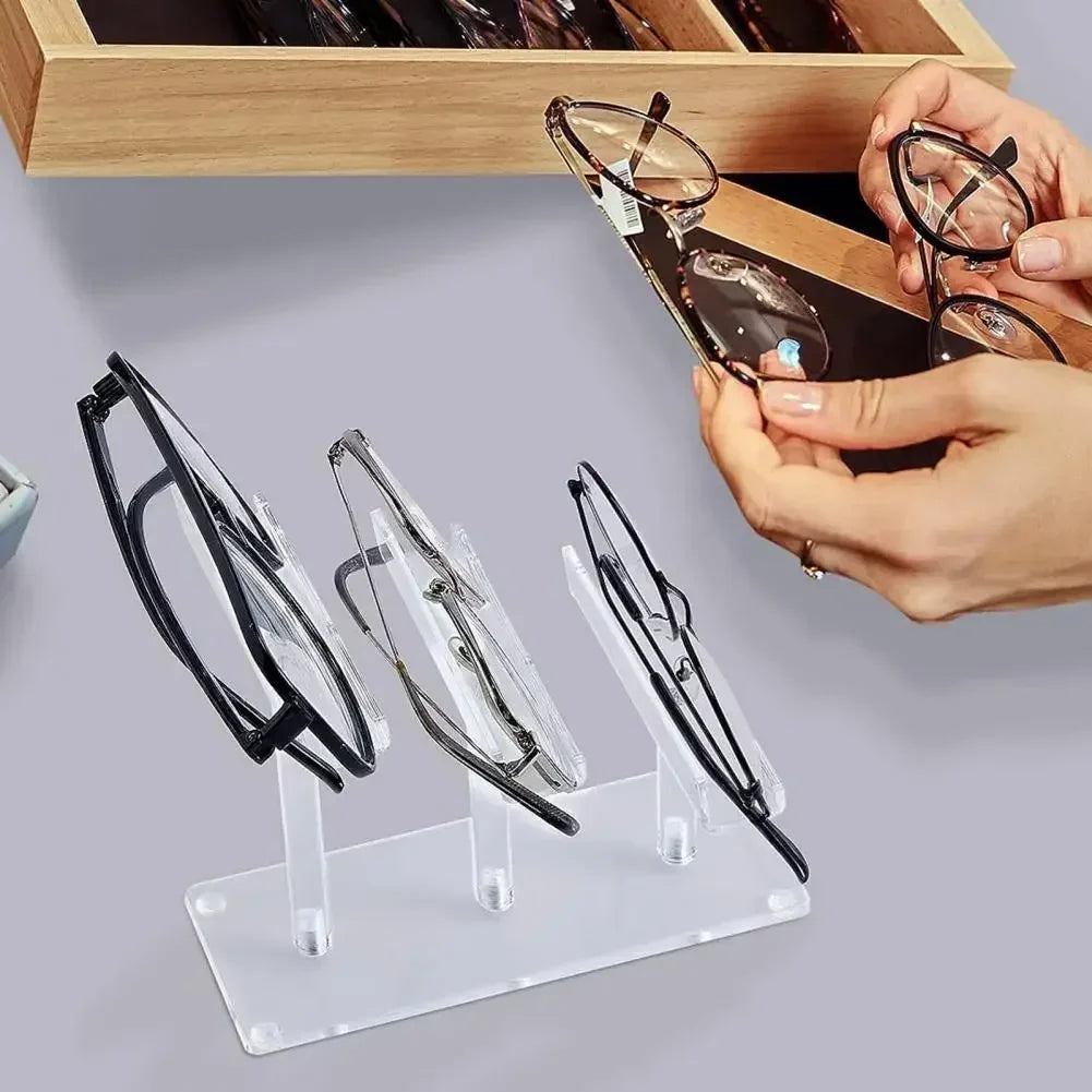 Acrylic Multi-Tier Glasses Display Stand