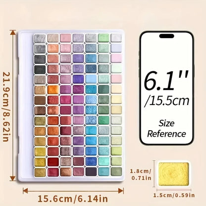 Metallic Watercolour Paint Set