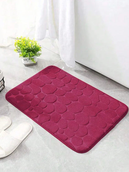 1Pc Cobblestone Bath Mat