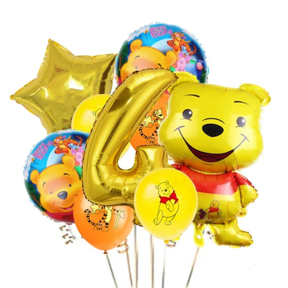 Winnie the Pooh Birthday Decoration Balloons