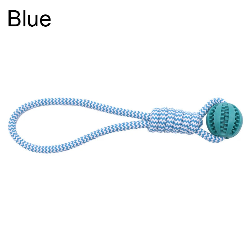 Rope Treat Ball Dog Toy