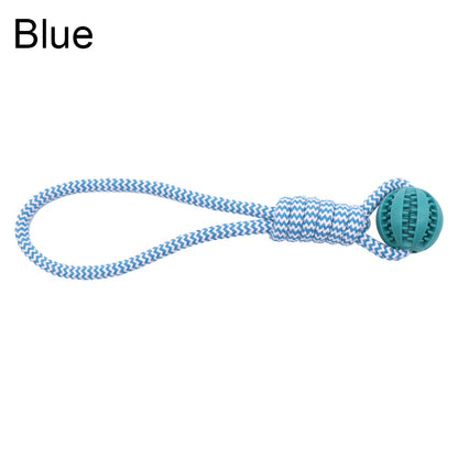 Rope Treat Ball Dog Toy