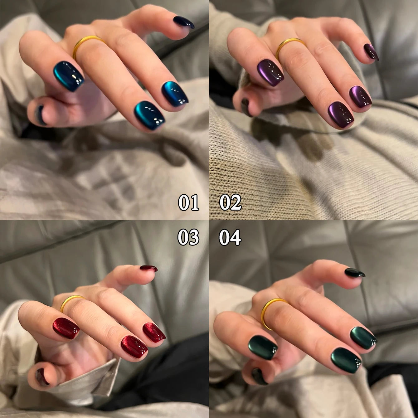 ZH Golden Cat Magnetic Gel Polish