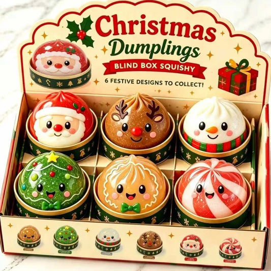 Christmas Dumpling Squishy Surprise Toy