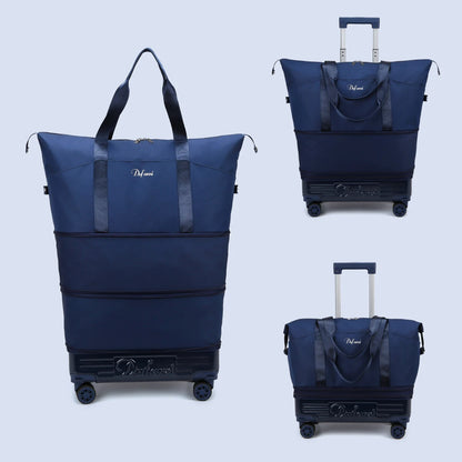Foldable Wheeled Travel Luggage Bag