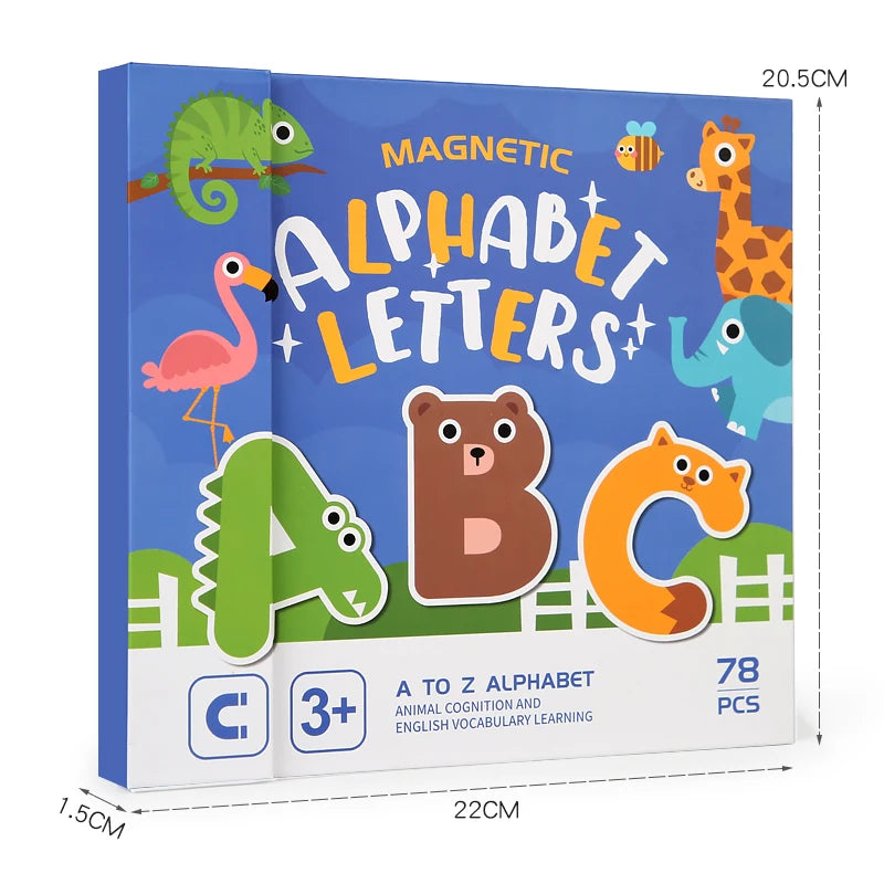 Montessori Busy Quiet Magnetic Letters English Book