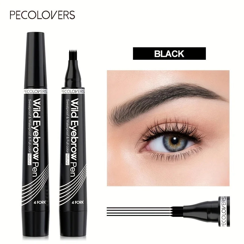 4-Tip Waterproof Eyebrow Pen
