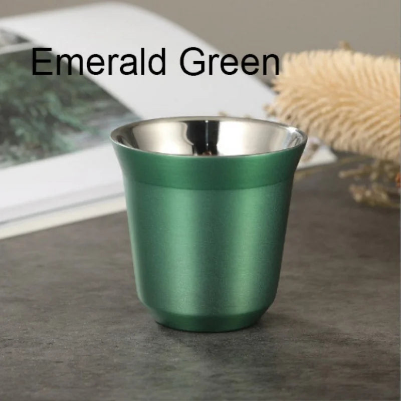Reusable 304 Stainless Steel Coffee Cup