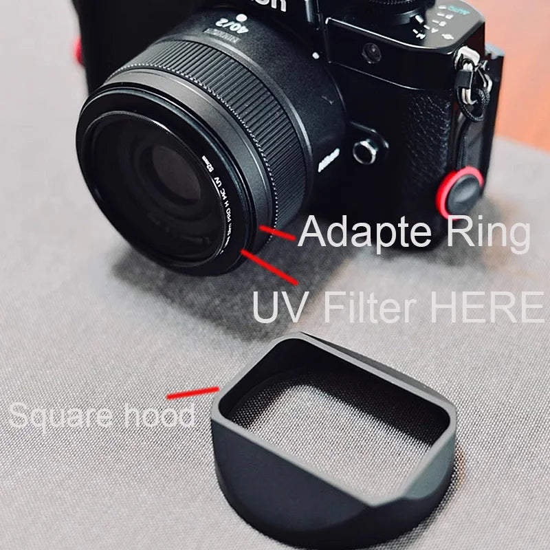 Metal Square Lens Hood for Nikon NIKKOR Z40mm F2 / Z40 F2SE  Z7II Z6II Z5 ZFC ZF Z50 Z7 Z6 Z9 Z8  Camera Lens