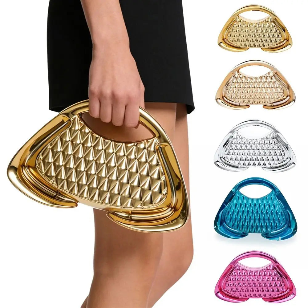 Luxury Acrylic Hard Shell Evening Clutch Bag