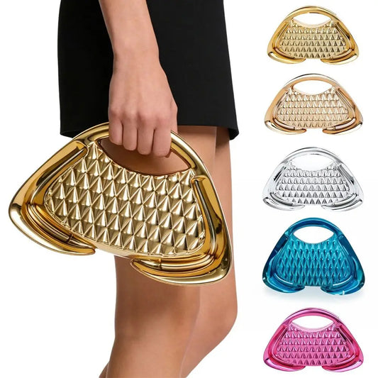 Luxury Acrylic Hard Shell Evening Clutch Bag