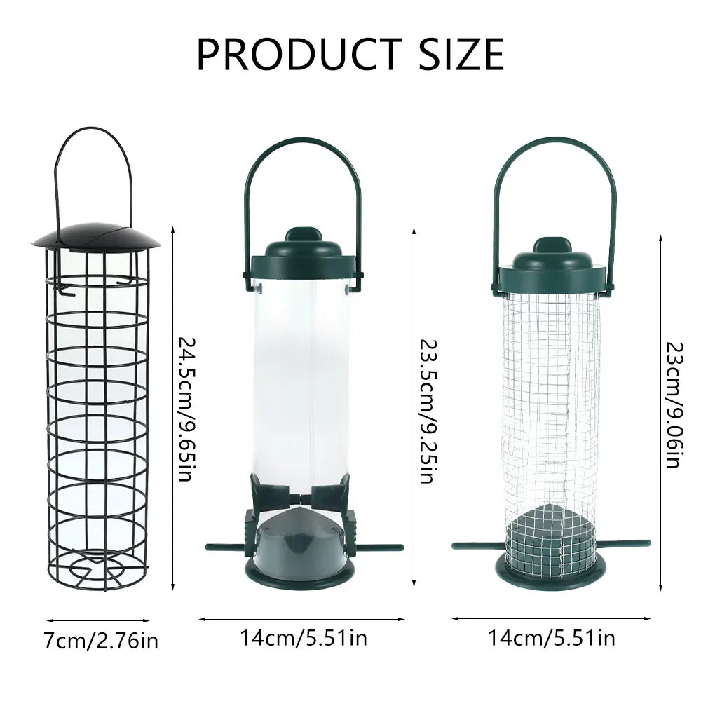 Hanging Wild Bird Feeder Set