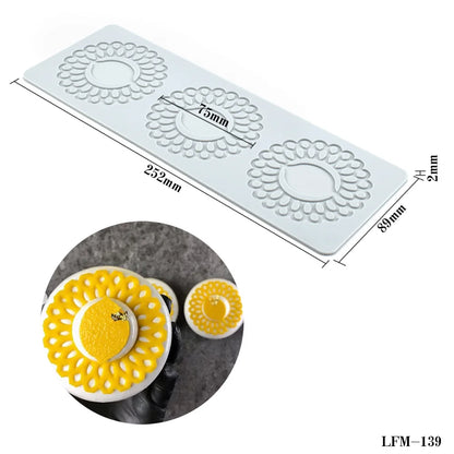 Silicone Lace Cake Decoration Mold