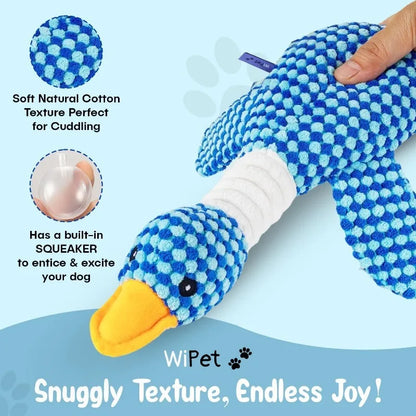 Plush Goose Squeaky Dog Toy