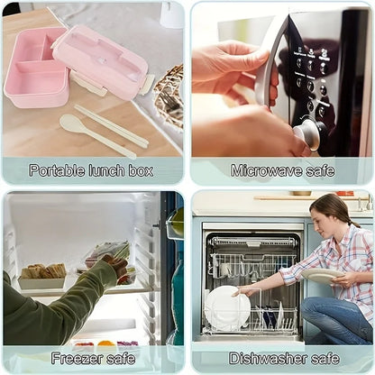 Insulated Bento Lunch Box with Compartments