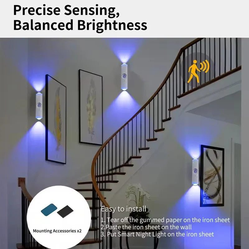 Smart RGB Motion Sensor Wall Light