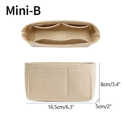 Mini Tote Bag Organizer Insert