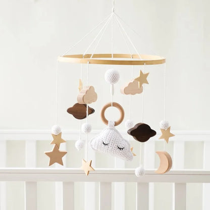 Wooden Baby Crib Mobile