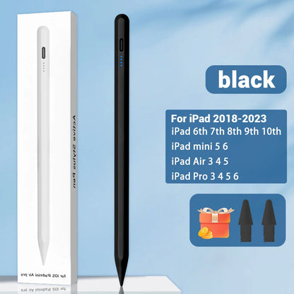 Rechargeable iPad Stylus with Palm Rejection & Magnetic Attachment