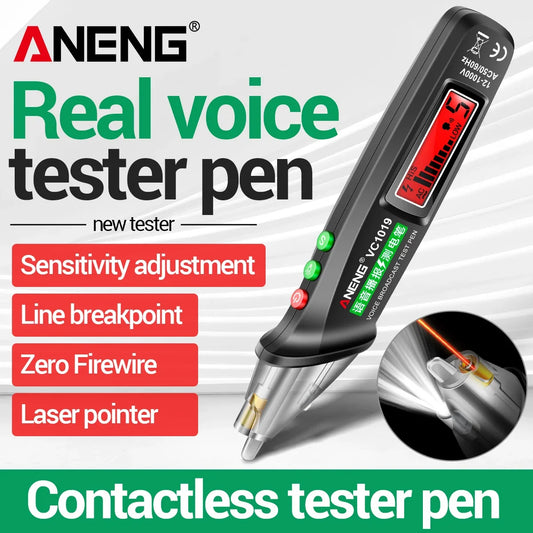 ANENG Smart Voice Voltage Detector Tester Pen