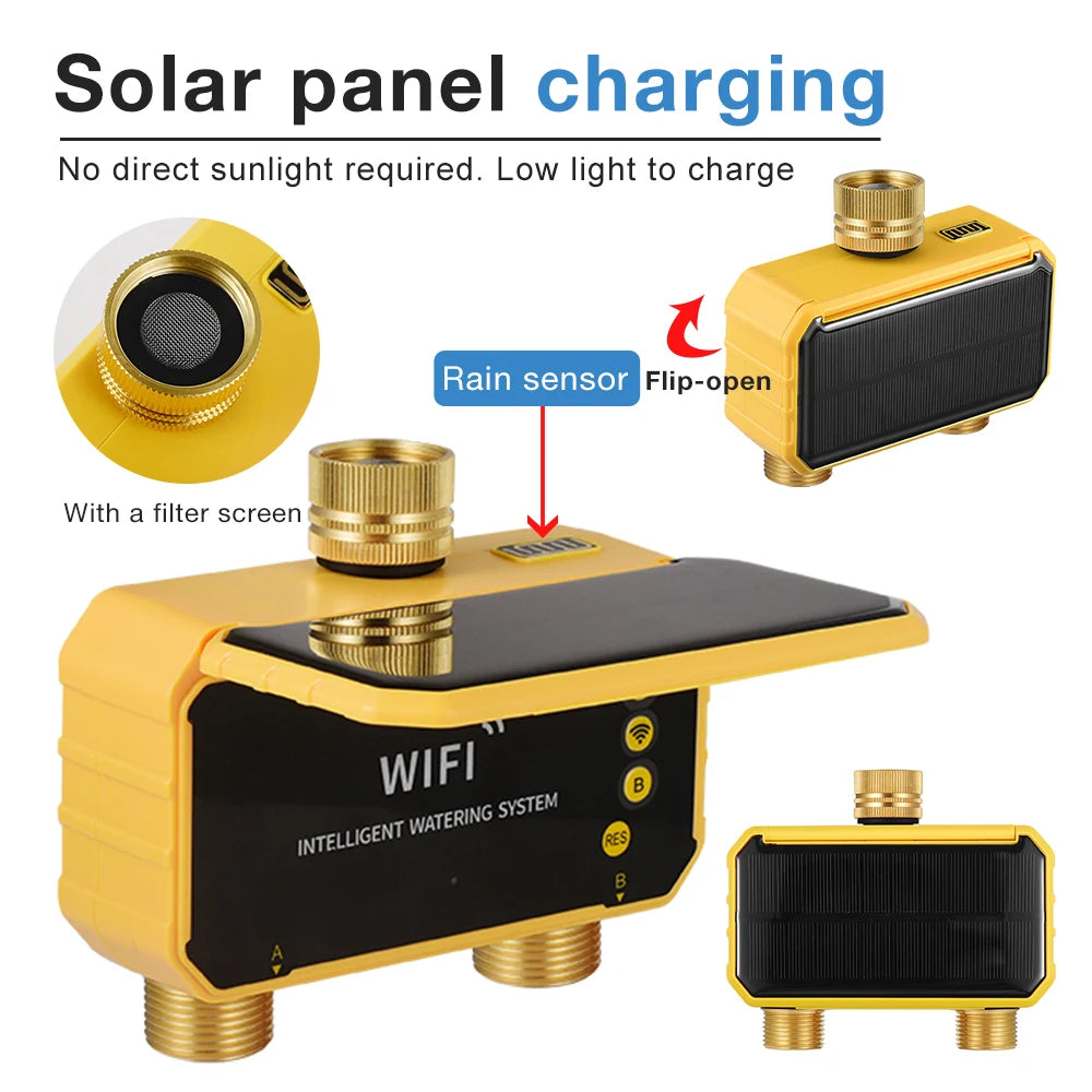 Smart Solar WiFi Irrigation Timer